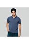 Men's Slim Fit Small Lion Zipper Polo - 6