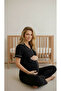 Women's Cotton Short Sleeve Maternity Pajama Set - 2