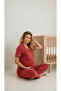 Women's Cotton Short Sleeve Maternity Pajama Set - 3