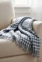 بطانية قطنية للشرفة والأريكة - شال ناعم الملمس مقاس 130x170 سم - 4