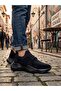 403 Soft Knitwear Textured High Sole Black Sports Shoes - 2