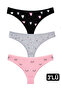 Women's 3-pack cotton brazilian briefs