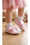 Girls' Sequined Pink Color Shiny Bow Orthopedic Stylish Ballet Flats - 2