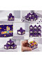 100 Pieces of Happy Holidays Printed Candy, Small Gift, Dates, Turkish Delight, Candy Box - 3