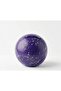 Handmade Ceramic Globe Breakable and Reusable Piggy Bank with Bottom Cover Purple-White - 2