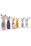 Bowling pin set - Happy animals - 2