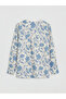 Original Crochet Collar Floral Blouse - 5