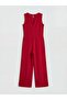 Lcw Kids Crew Neck Bow Detail Girls' Jumpsuit - 2