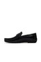 Men's leather loafer casual shoes 26y ykö-23140 black crinkled patent leather - 2