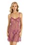 Floral Lace Detailed Transparent Mini Nightgown - 2