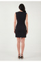 Crew Neck Mini Slit Detailed Graduation Dress Dress 6525717 - 6