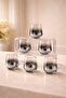Shiny Series 6-Piece Glass Titanium Coated Mini Coffee Side Serving Glass 95 ml – Shiny Design