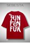 Fun Printed Premium Oversize T-Shirt