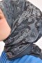 Viscose Velora Scarf Four Seasons Wave Pattern Patina Green 90X90 - 5