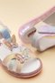 Şirinbebe Orthopedic Girls' Sandals with Powder Butterfly Detail - 2