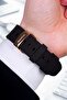 Special Design 10 Atm Sapphire Glass Silicone Cord Steel Case Men's Wristwatch - 2
