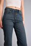 Flare Fit Mid Waist Spanish Flare Jean Pants H1135Ax26Sm - 4