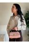 Women's Pink İlay Model Lock Detailed Crossbody Bag - 6