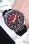 Original Steel Case Sapphire Glass Silicone Band Men Wristwatch 10 Atm Water Resistant