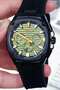 Original Steel Case Sapphire Glass Silicone Band Men Wristwatch 10 Atm Water Resistant - 2