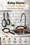 3-Piece Stainless Steel Strainer Set, Fixed to the Pot, Non-Slip Handle, 1000-650-350 ml - 2