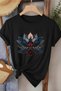 Lotus Flower Special Design Printed Women's T-Shirt
