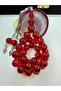 Large Size Glass-Like Globe Cut Fire Amber Prayer Beads - 2