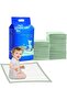Electric Breast Pump With 60 Disposable Changing Mats | 60x90cm Diaper Liners (Green) - 7