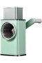 Rotary Cheese Grater & Vegetable Slicer, 3 Blade Drums, Non-Slip Strong Suction Base, Easy Manual - 8