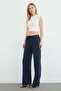 Buy Tie-Detail TENCEL™ Fabric Palazzo Pants - 5