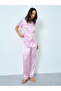 Pack of 3 - Striped Buttoned Shirt, Shorts and Pyjama Set - 8