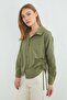 Basic Loose Shirt with Gathered Sides - 7