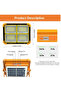 Rechargeable LED Flood Light with Solar & USB Charging - 5