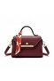 Small Size Faux Leather Cover with Scarf Detail Shoulder & Hand Bag - 3