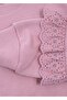 Organic Lace Dried Rose Little Girl's Sweatshirt - 3