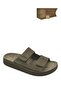 Women's Genuine Leather Suede Slippers Velten Natura Beige - 2