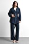 Molly Nelly Women's Belted Top and Bottom Pants Set - 3