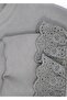 Organic Lace Green Little Girl's Sweatshirt - 3