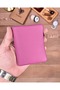 Genuine Leather Wallet with Coin Compartment and Zipper 2140 - 5