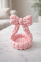 Bowknot Design Jewelry Organizer Stand for Rings, Earrings, Necklaces (Plastic) - 2