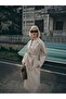 Straight Belted Double-Breasted Trench Coat Stone