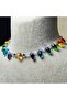 Blue - 7 Chakra Australian Crystal - Citrine Natural Stone Anklet (Handmade Design Products) - 5