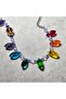 Blue - 7 Chakra Australian Crystal - Citrine Natural Stone Anklet (Handmade Design Products) - 2