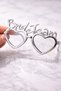 Silver Bride Team Glasses Bridesmaid Glasses Bride to Be Supplies Bachelorette Party Accessory Mika - 4