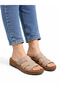Mlx 1107 Soft Flexible Sole Stoned Women's Casual Slippers Street Home Slippers