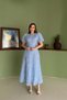 Baby Blue Rose Dress - 2