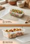 Family 678 ml Set of 10 Washable Storage Containers Suitable for Microwave and Deep Freezer - 6