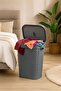 Premium Plastic Laundry Basket with Lid [ 55 Litre ]