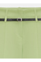 72677 Belted Straight Cut Trousers-F.Green - 7