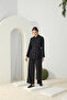 Black Viscon Pants